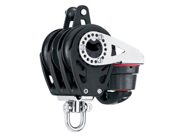 Harken Ratchet blok 57 mm tripel, svirvel hunsvot