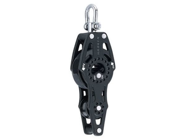 Harken Carbo Ratchet Blok 57 mm enkelt, hunsvot, v
