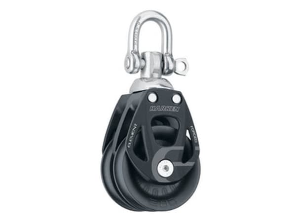 Harken Element blok 80 mm dobbelt m. svirvel