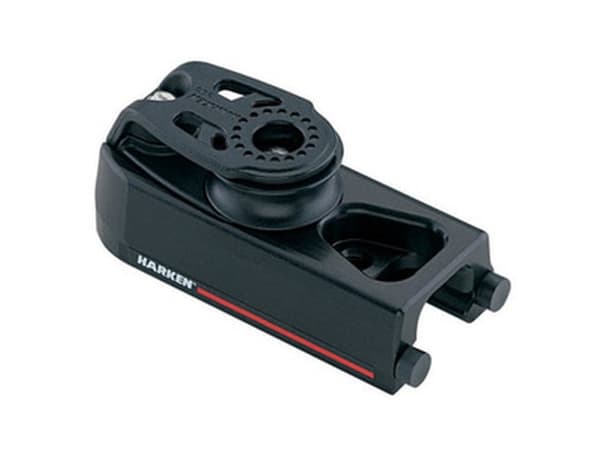 Harken 27 mm MR/CB Päätyohjain yksilohkolla, 2 kpl