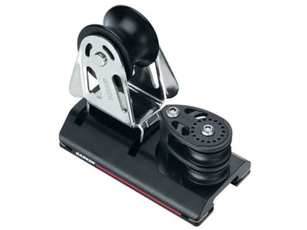 Harken 27 mm MR CB CB 4:1 Genua-vaunu, jossa on kaksoislohko