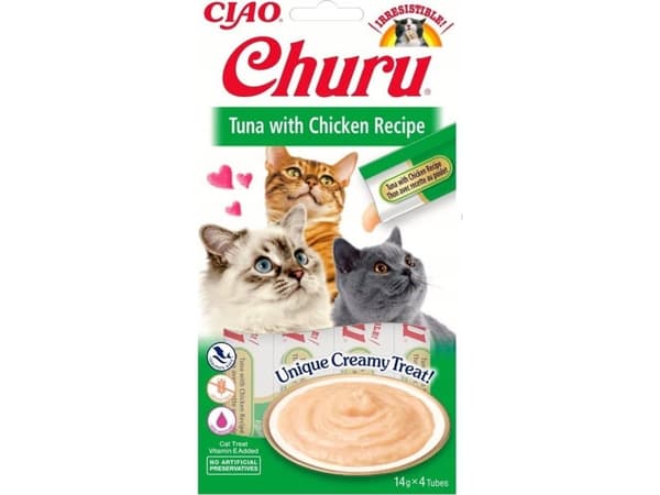 INABA Churu Puree - Kattegodbidder - 2 x 14g
