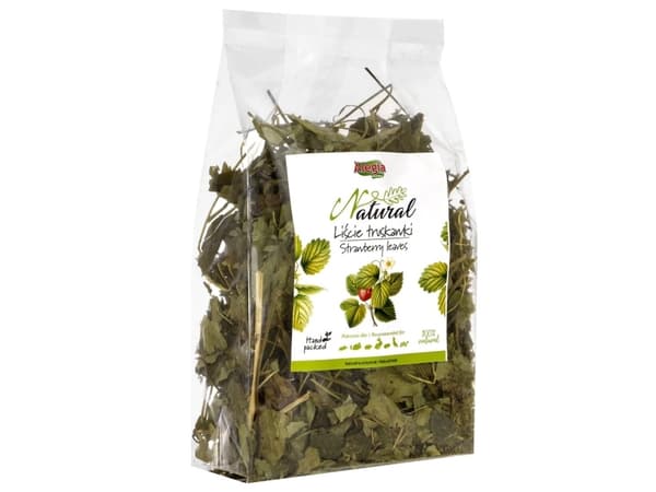 ALEGIA Strawberry leaves - godbidder til gnavere og kaniner - 90g