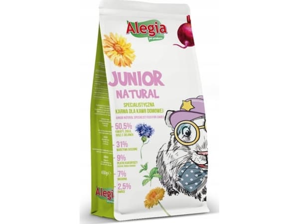 ALEGIA Junior Natural - marsvinfoder - 650g