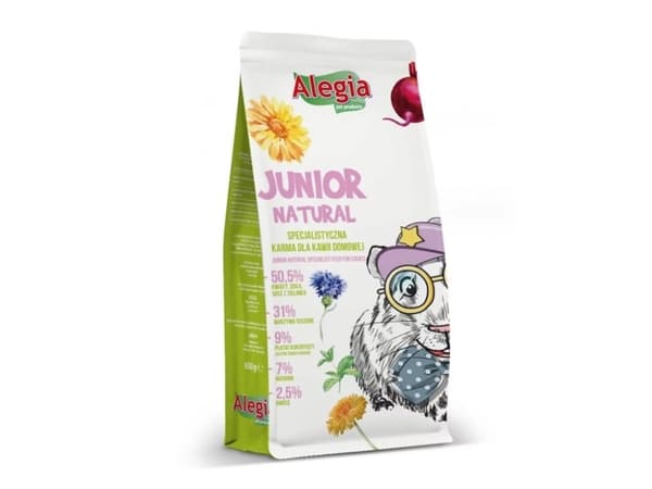 ALEGIA Junior Natural - marsvinfoder - 650g