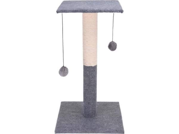 Cats Collection Hög klösbräda trädbädd för katter med leksaker bollar