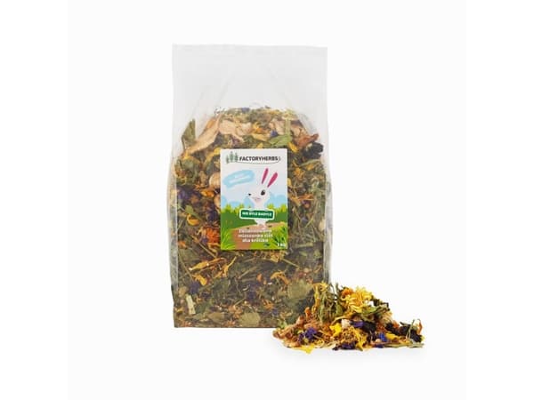 FACTORYHERBS Nie byle badyle - kaninfoder - 1kg