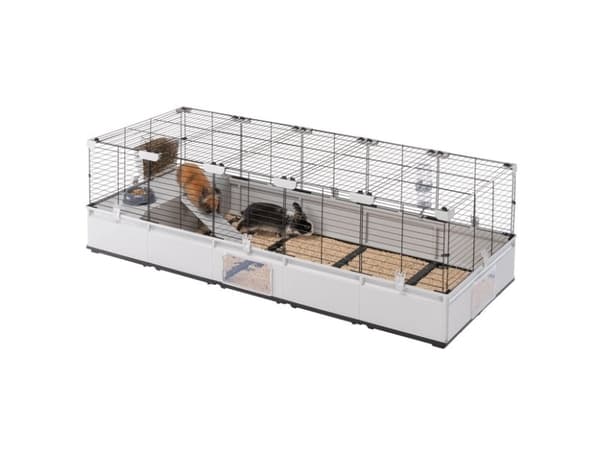 FERPLAST Modular 4 - bur til kanin og marsvin - 179 x 72 x 56cm
