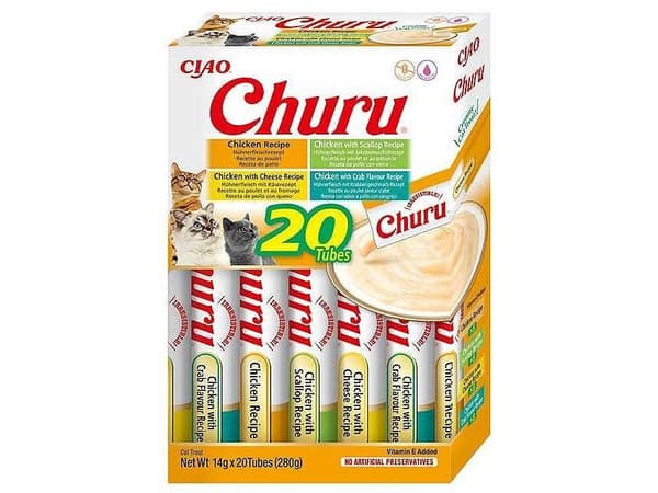 INABA Churu Variety box Chicken - Kattegodbidder - 20 x 14g
