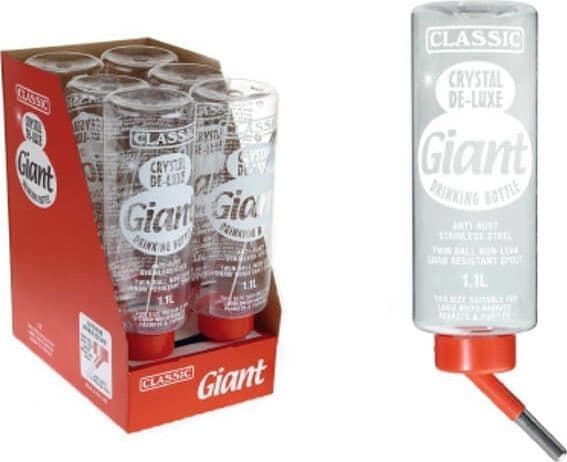 KERBL Classic de Luxe - vandflaske til gnavere og kaniner - 1100ml
