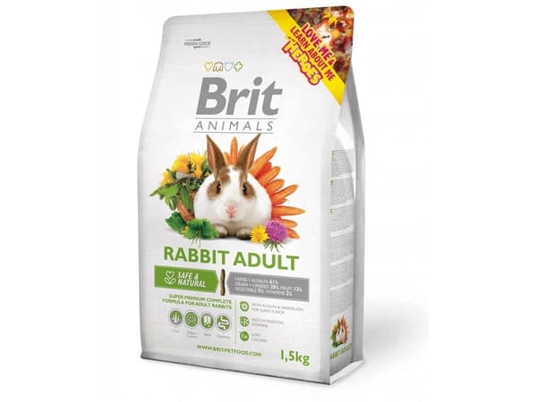 Brit Animals Rabbit Adult Complete 1,5 kg