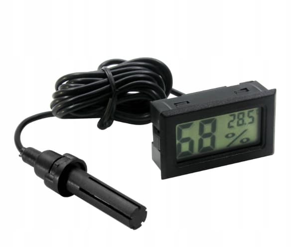 DIGITALT TERMOMETER ELEKTRONISK HYGROMETER MED PROBE