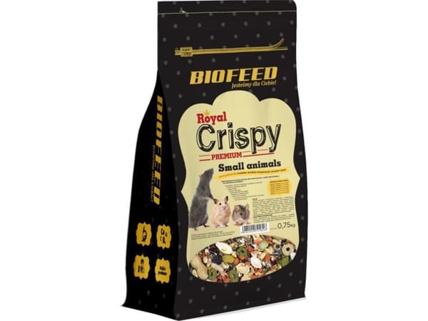 Biofeed BIOFEED Royal Crispy Premium Small Animals 750g - for små gnagere