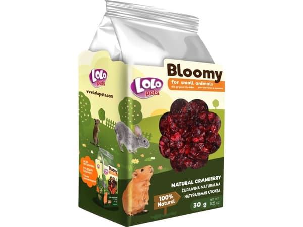 Bloomy Natural cranberries for rodents and rabbits 30g