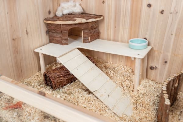 Trixie Platform with ramp, mice/hamsters, wood, 47 × 25 × 30 cm