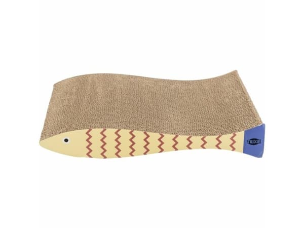 Trixie Scratching cardboards fish,catnip,40×30×11cm,2pcs,mint/cream