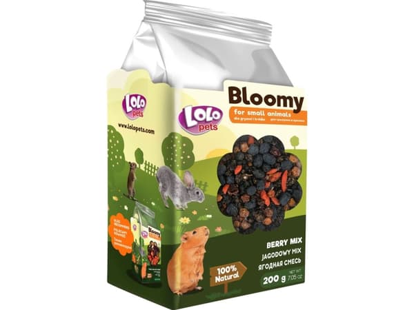 Bloomy Blueberry mix for rodents and rabbits 200g