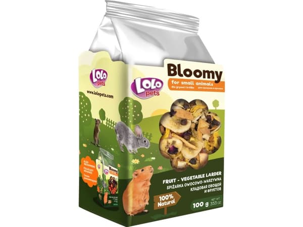 Bloomy Fruit and vegetable pantry f/rodents and rabbits 100g