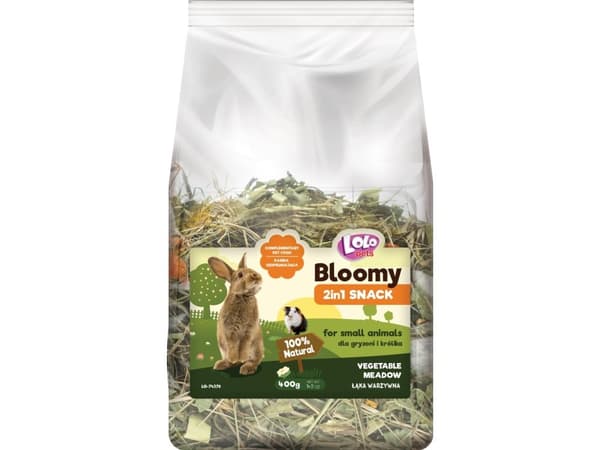 Bloomy 2in1 Snack - vegetable meadow f/rodents + rabbit 400g