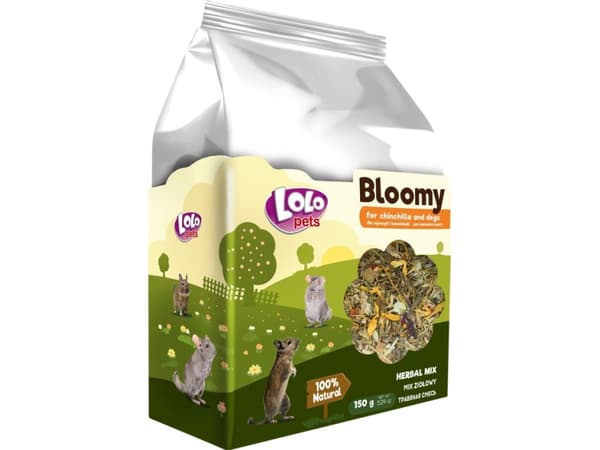 Bloomy Herbal Mix for chinchillas and degu 150g