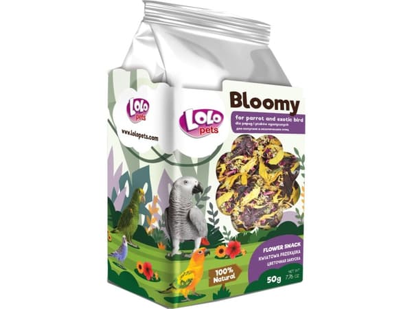 Bloomy Flower snack for parrots and exotic birds 50g