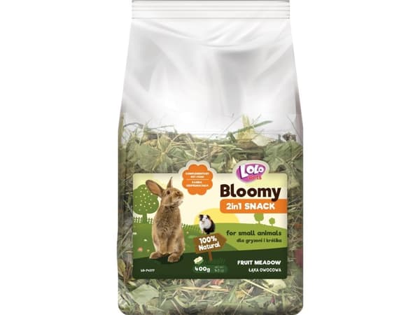 Bloomy 2in1 Snack - fruit meadow f/rodents and rabbits 400g