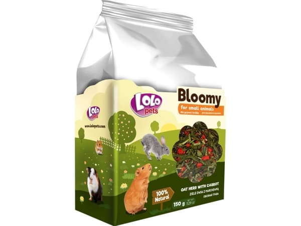 Bloomy Herb oats with carrot for rodents and rabbits 150g
