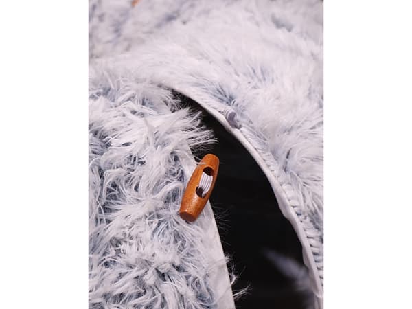 Fur Grey Cat Tunnel