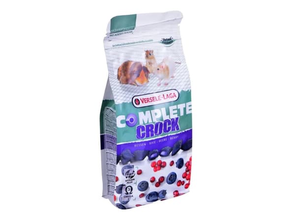 Versele-Laga Crock Berry, Matbit, 50 g, Kanin, Omega-3, Vitamin A, Vitamin C, Vitamin D3, Vitamin E, Veske