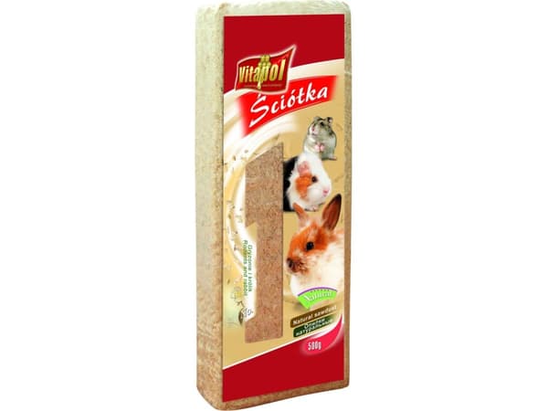 Vitapol ZVP-1053, 15 l, Sagflis, Tre, Gerbil, Hamster, Mus, Kanin, Rotte, 1,1 kg, 1,1 kg