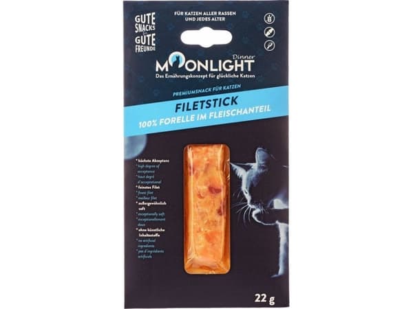 Moonlight Filet z Pstrąga-przysmaki dla kota 22 g