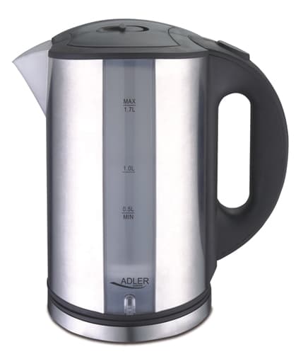 CZAJNIK ELEKTRYCZNY METALOWY INOX 1,7L 1850W ADLER AD1216