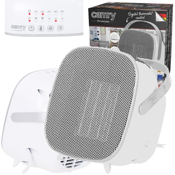 TERMOWENTYLATOR CERAMICZNY CAMRY GRZEJNIK 1500W | CR7732