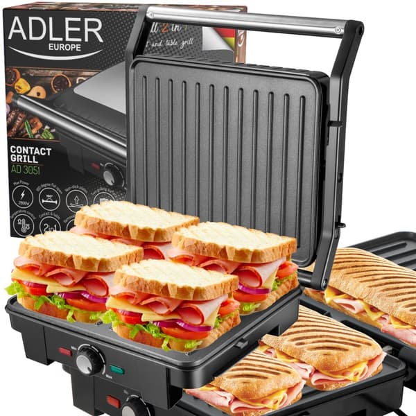 GRILL ELEKTRYCZNY ADLER | AD3051