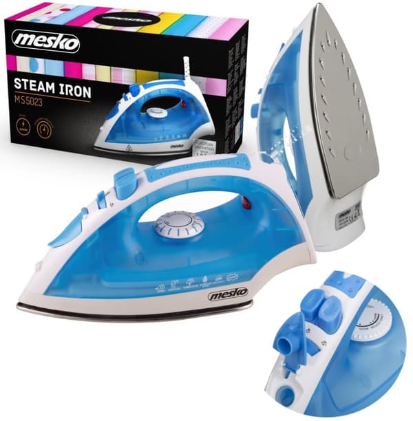 ŻELAZKO 2200W STALOWA STOPA MESKO MS5023