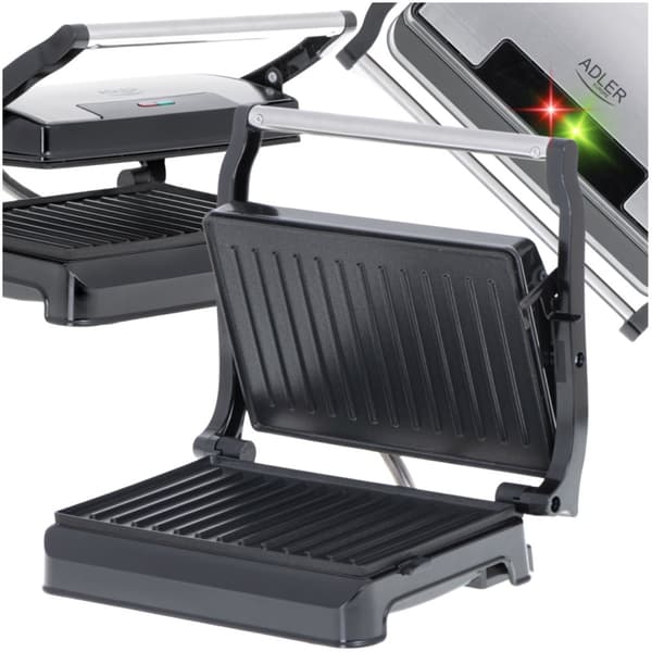 GRILL ELEKTRYCZNY PANINI 1200W 23x14,5cm ADLER AD3052