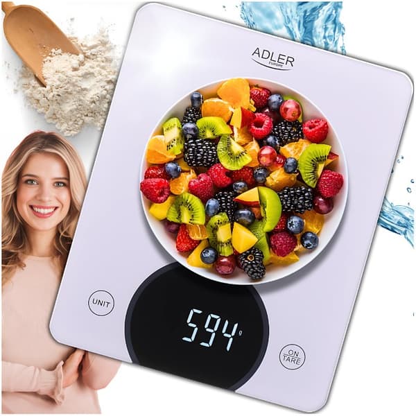 WAGA KUCHENNA ELEKTRONICZNA ADLER | AD3173s | SILVER