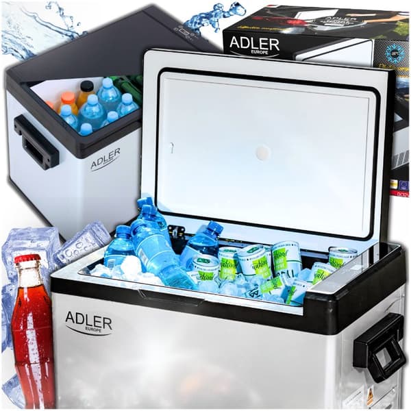 LODÓWKA TURYSTYCZNA KOMPRESOROWA SPRĘŻARKOWA 40L ADLER | AD8081 Vit