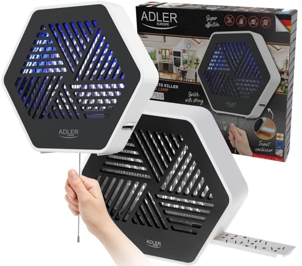LAMPA OWADOBÓJCZA UV NA KOMARY MUCHY I INNE OWADY ADLER | AD7939