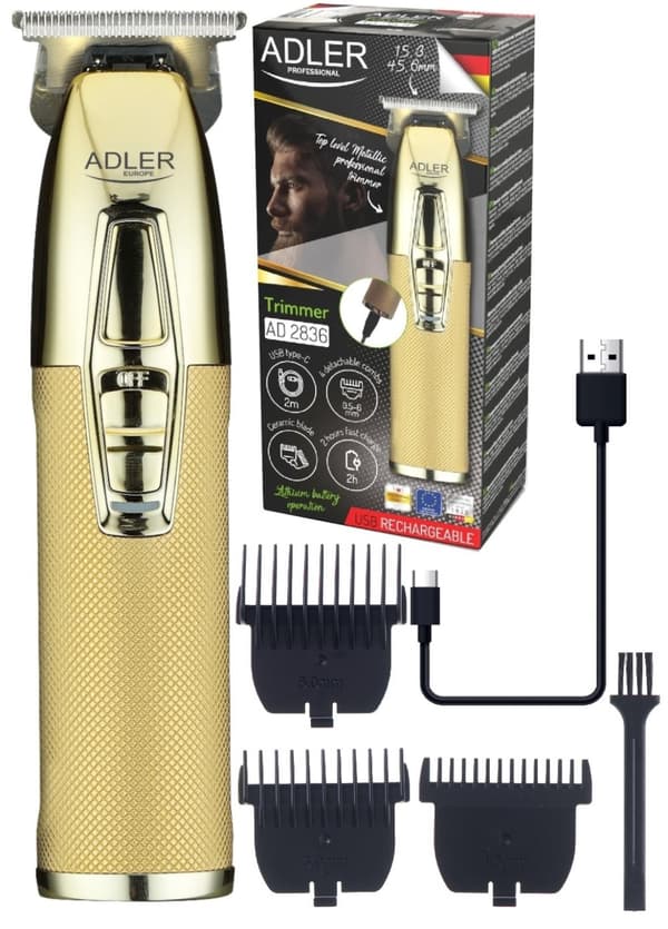 TRYMER DO BRODY PROFESJONALNY ADLER | AD2836 Gold Guld