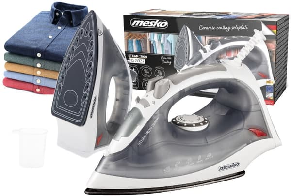 ŻELAZKO PAROWE 2800W CERAMICZNE SPRYSKIWACZ | MS5037