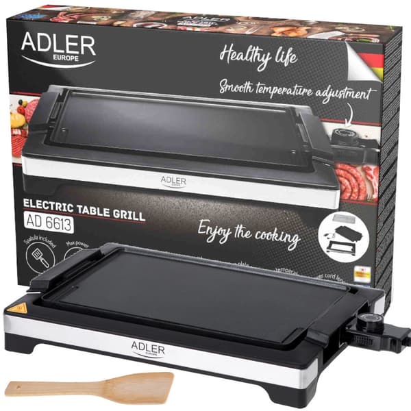 GRILL ELEKTRYCZNY STOŁOWY 3000W ADLER | AD6613