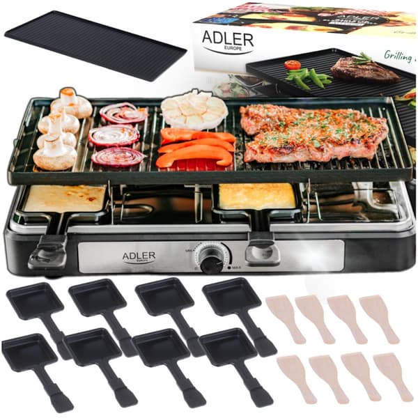 GRILL ELEKTRYCZNY RACLETTE ADLER | AD6616