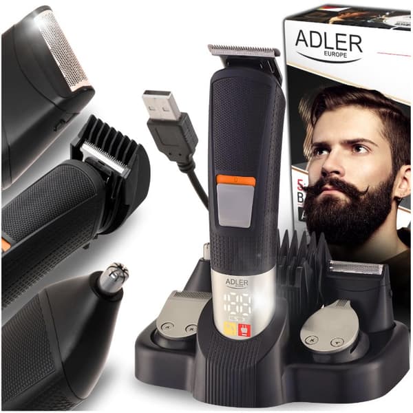 TRYMER ZESTAW DO PIELĘGNACJI 5w1 ADLER | AD2943