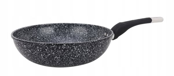 PATELNIA WOK GRANITOWA POWŁOKA 28CM 8,5CM GLEBOKOSC MP-2354 MASTERPAN