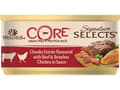 Pikkukuva 2 / 2: CORE Sig.Selects Chunky w/Beef + Boneless Chicken 79g - (24 pk/ps)
