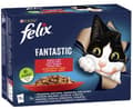 Miniatyrbild 1 av 2: Felix Fantastiska lantliga smaker i gelé - nötkött, kyckling, lamm, kanin - (12 x 85 g)