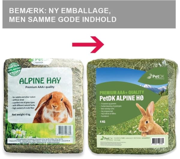 PetDK Alpine Hø Premium Quality 4kg