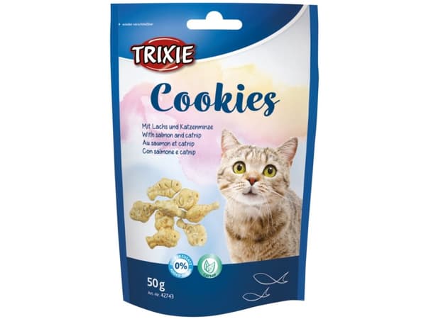Trixie Cookies with salmon and catnip, 50 g - (12 pk/ps)