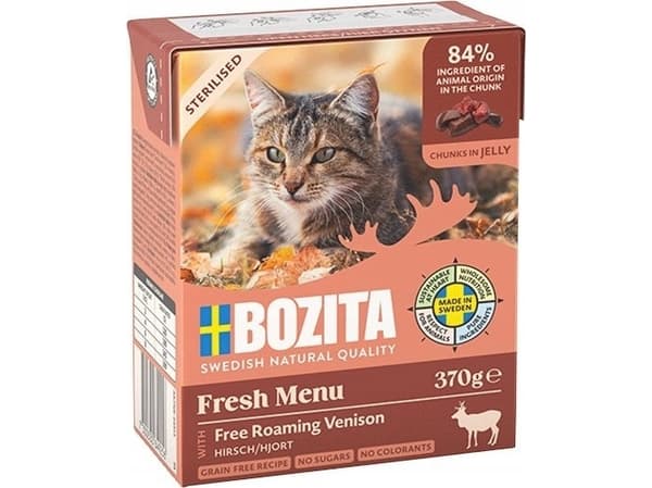 Bozita Fresh Menu Sterilised dziczyzna 370g